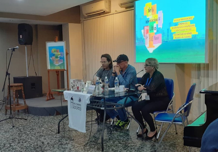 Presentaciones de editoriales Áncoras y El Abra en la fiesta literaria habanera