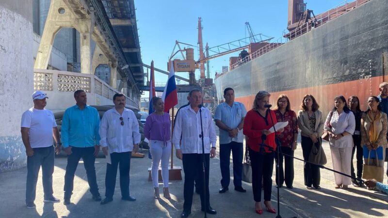 Agradece Cuba donativo de trigo de Rusia