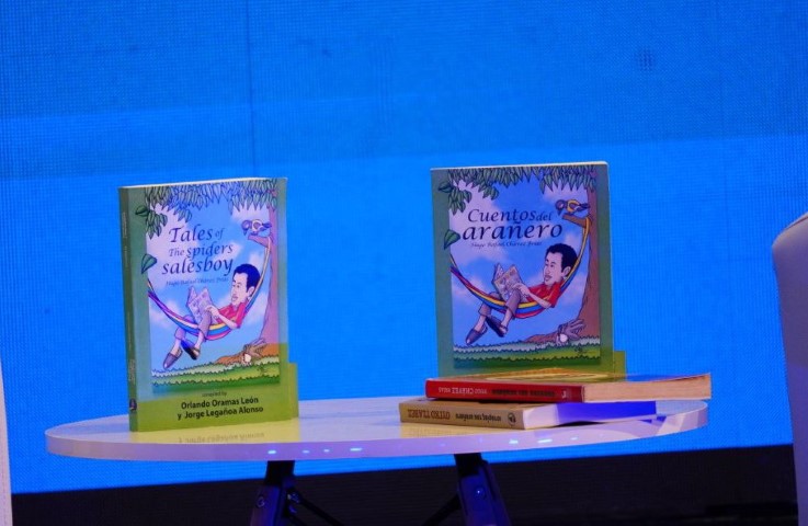 Presentan en Venezuela edición bilingüe del libro Cuentos del arañero