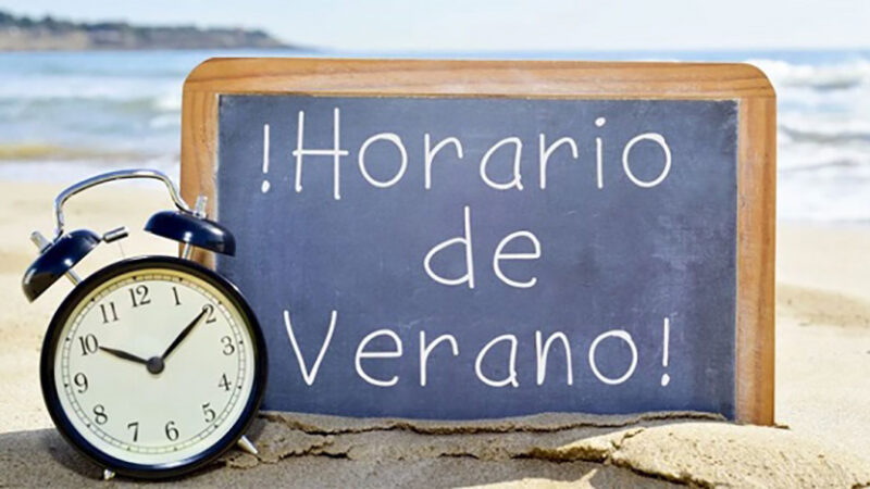 Rige desde este domingo el horario de verano