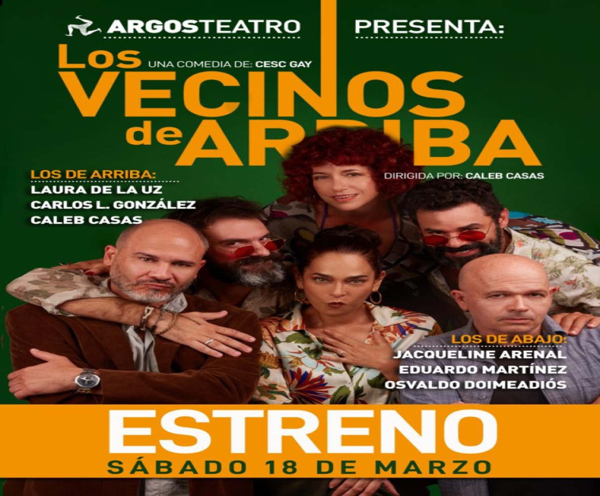 Argos Teatro estrena la comedia Los vecinos de arriba