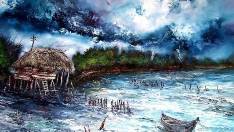 Muestra pictórica aproxima a daños provocados por huracanes en Cuba