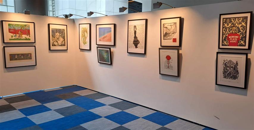 Exhiben en Parlamento Europeo muestra de grabados de artistas cubanos