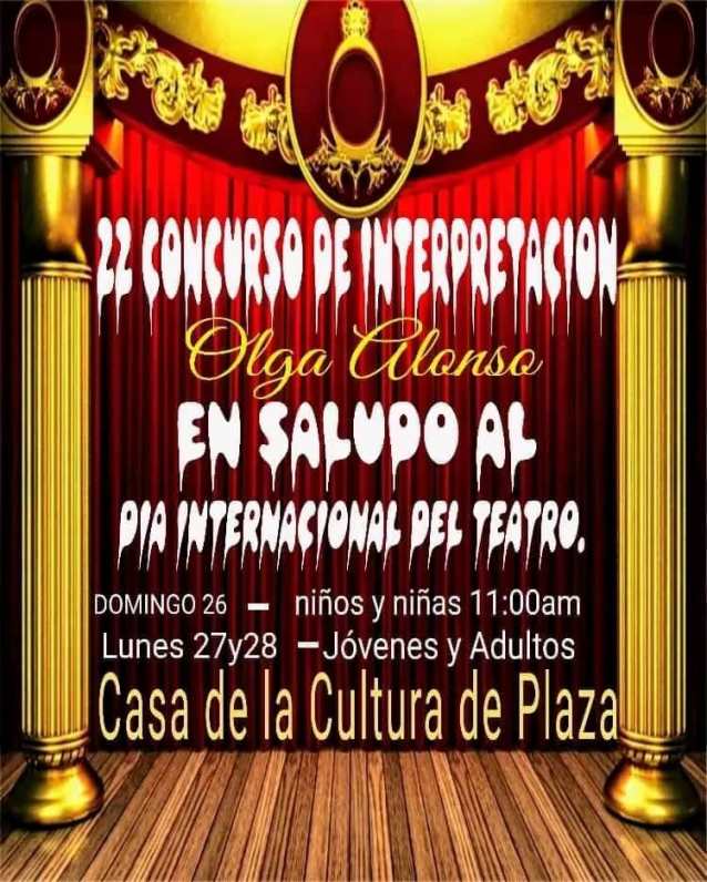 Grupo Olga Alonso acoge presentación por Día Mundial del Teatro