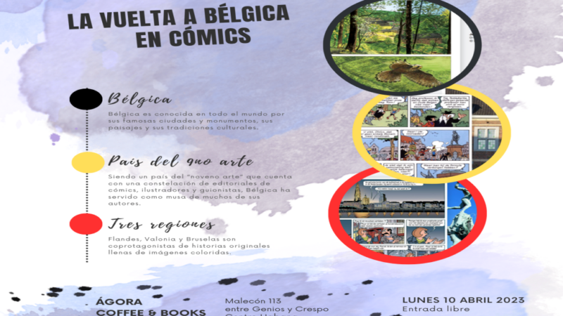 La Vuelta a Bélgica en Comics desde exposición en Cuba