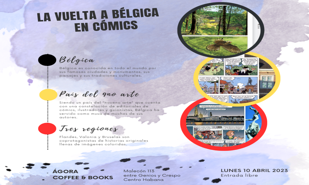 La Vuelta a Bélgica en Comics desde exposición en Cuba