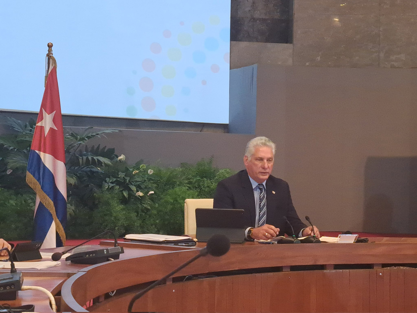 Interviene Díaz-Canel en Cumbre regional de Presidentes