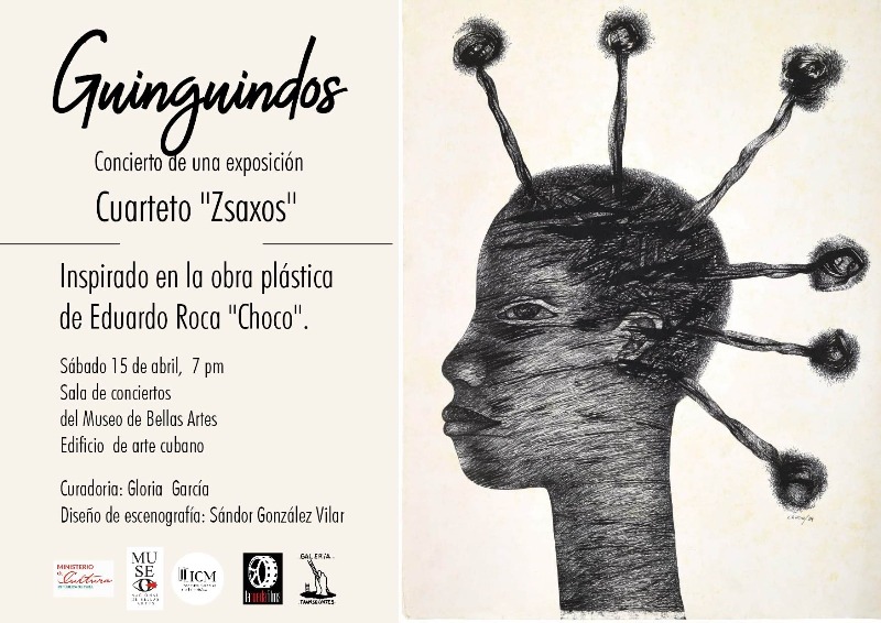 Guinguindos, concierto de una exposición