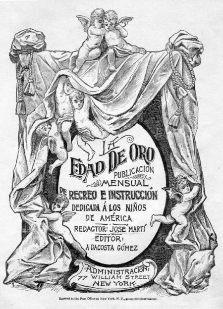 Portada de La Edad de Oro, de José Martí