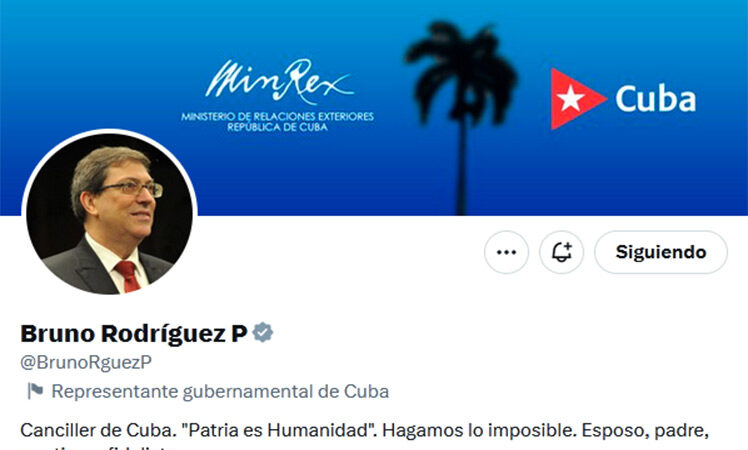 Canciller de Cuba reitera condena al bloqueo de los Estados Unidos