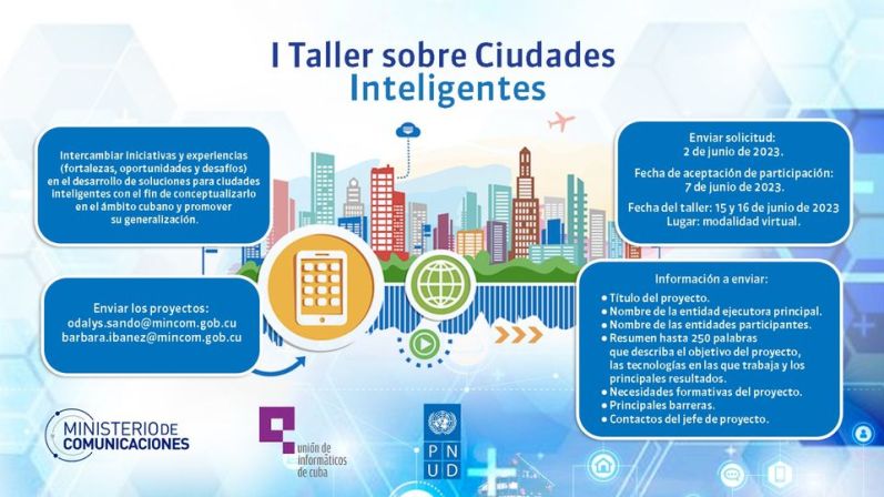 Convocan al I Taller sobre Ciudades Inteligentes
