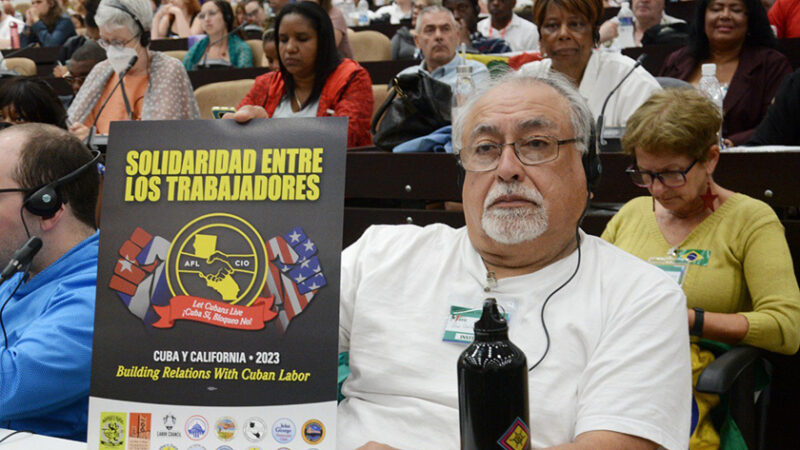 Condenan amigos del mundo acciones del bloqueo contra Cuba