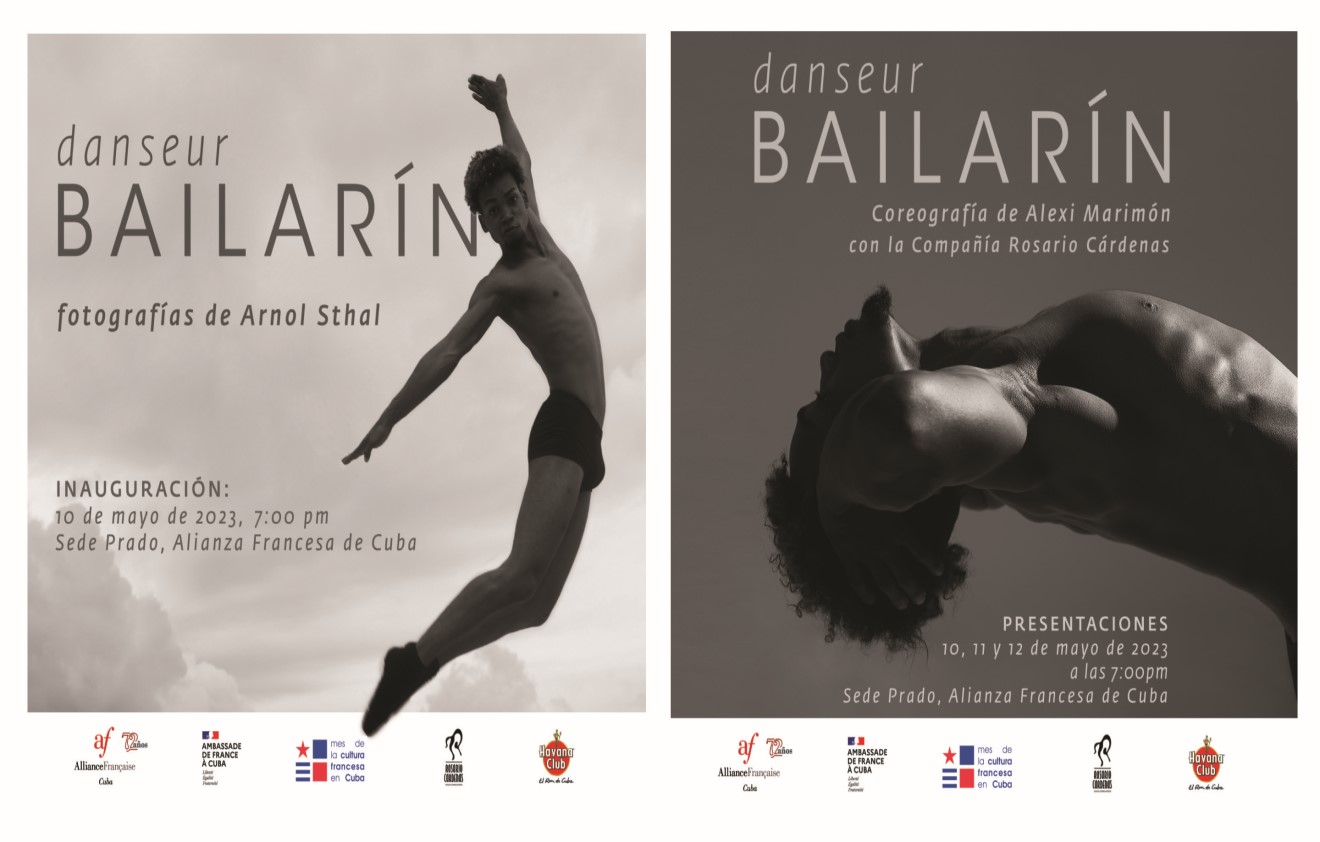 Bailarín, exposición de Arnol Sthal en la Alianza Francesa de Prado