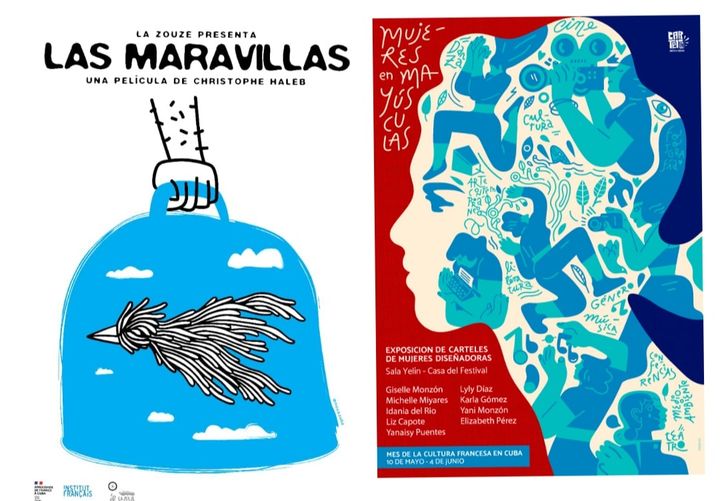 Carteles y cine francés en la Casa del Festival