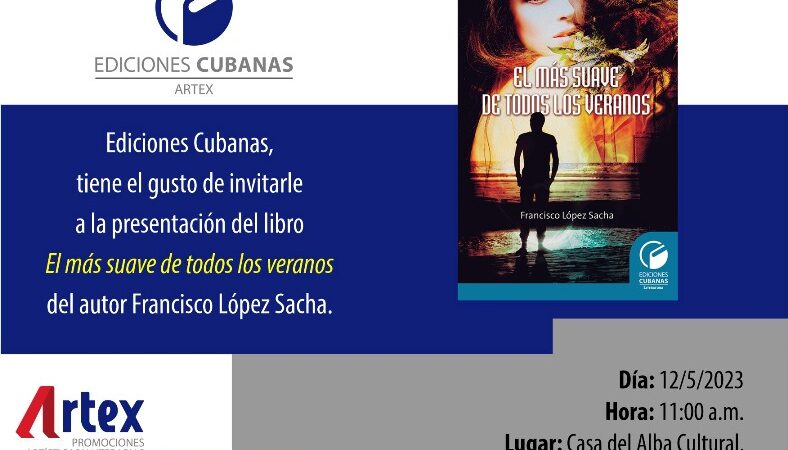 Presentarán novela de Francisco López Sacha