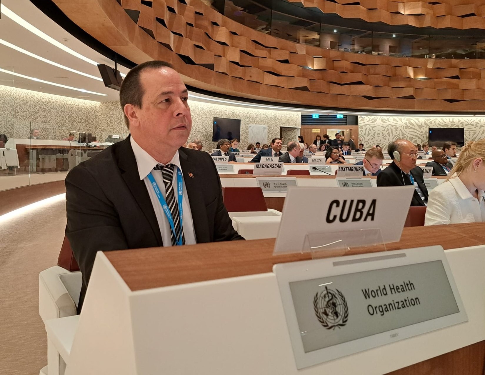 Ratifica Cuba voluntad de contribuir con la salud de los pueblos