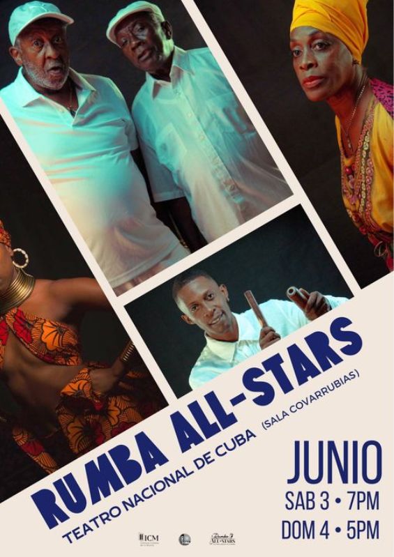 Rumba en el Teatro Nacional de Cuba el próximo fin de semana