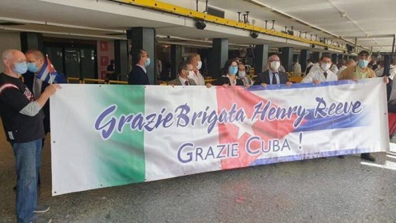 Presidente de Cuba destaca en Italia solidaridad entre ambos pueblos