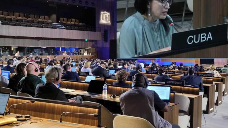 Cuba reconoce en Unesco compromiso del G-77 + China con diversidad cultural