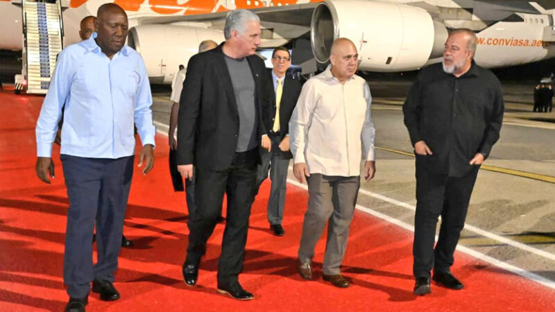 Regresó Díaz-Canel a Cuba tras gira europea