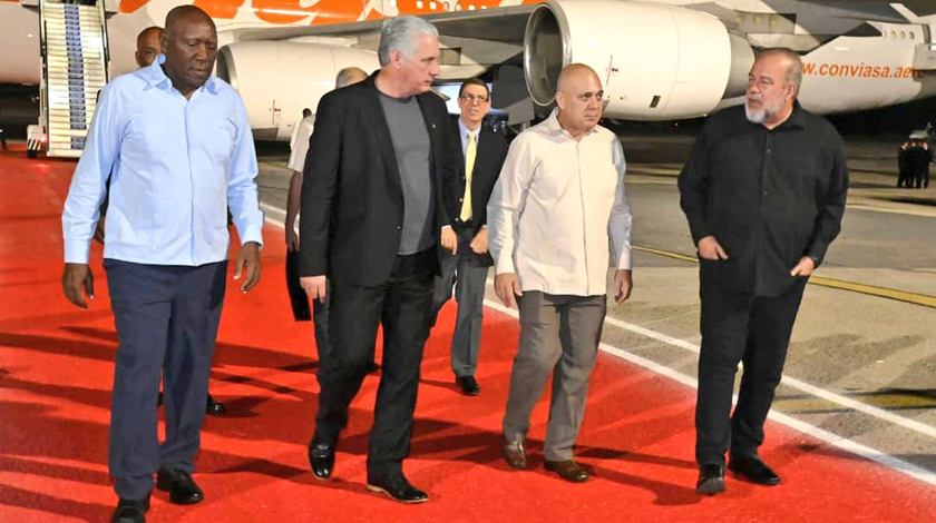 Regresó Díaz-Canel a Cuba tras gira europea