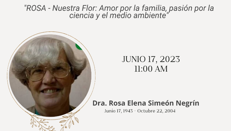Rosa Elena Simeón en la memoria