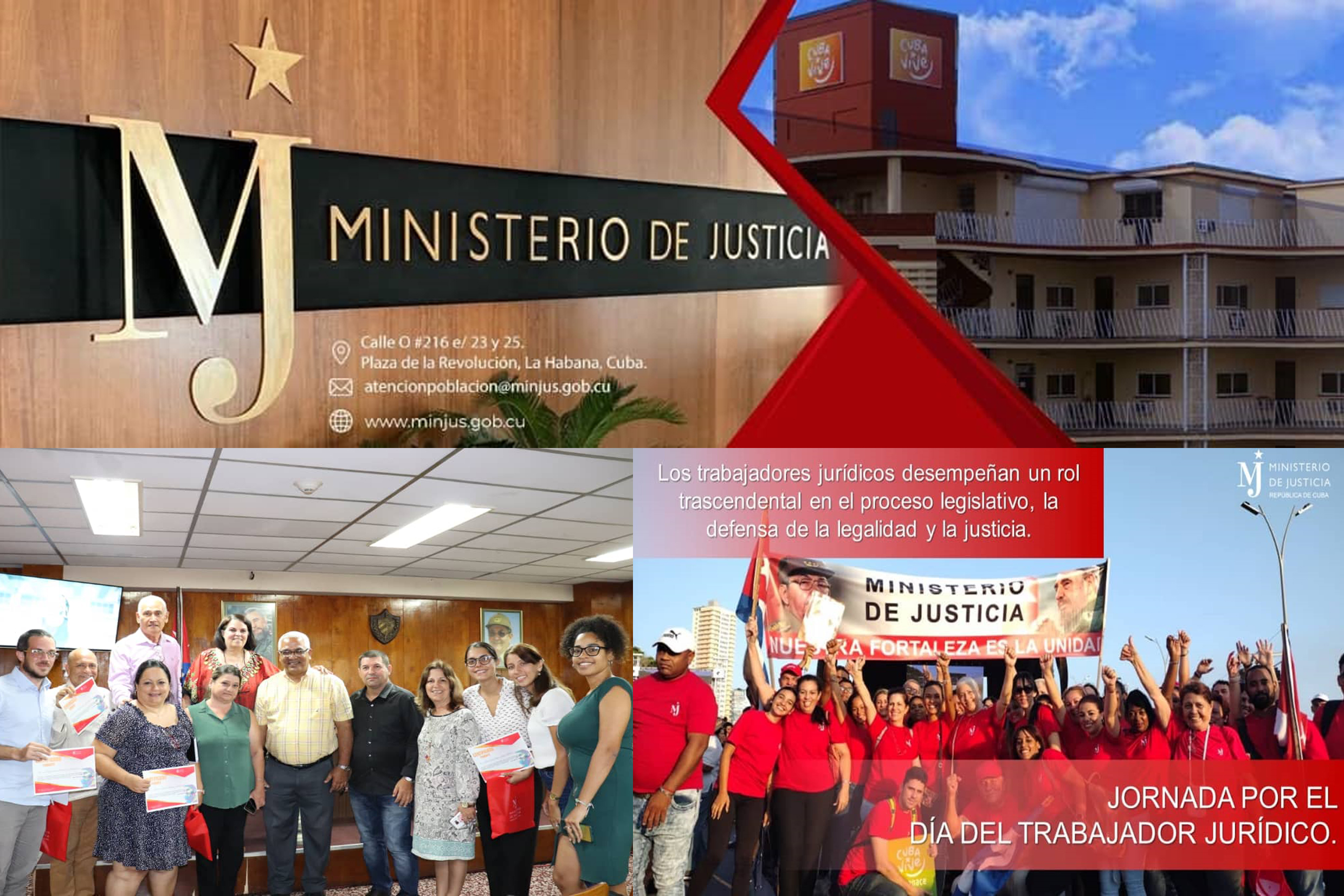 Celebración en el Día del Trabajador Jurídico