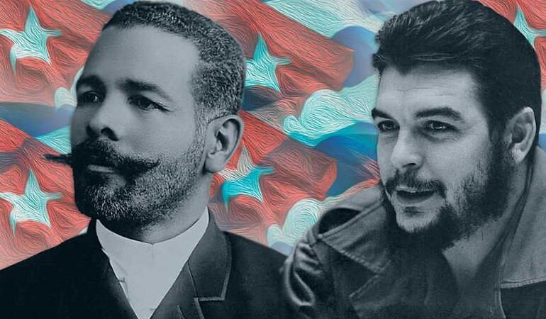 Rinden jóvenes comunistas de Cuba homenaje a Maceo y Che