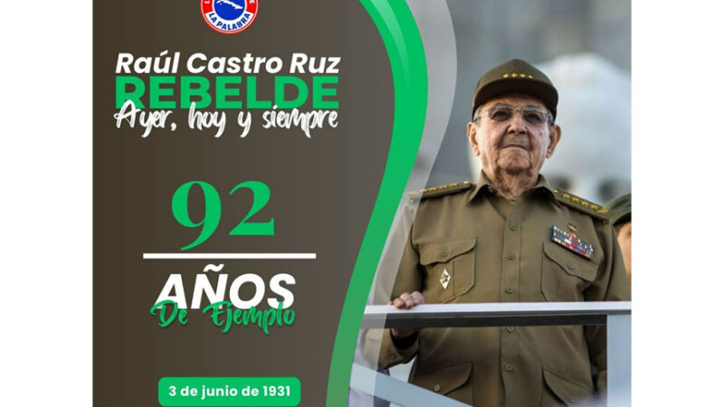 Presidente de Cuba felicitó a Raúl Castro en su 92 cumpleaños