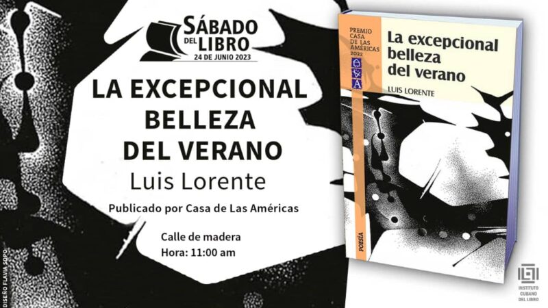 Poemario Premio Casa de las Américas en el Sábado del Libro