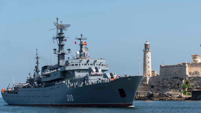 Llega a Cuba buque escuela de la armada rusa