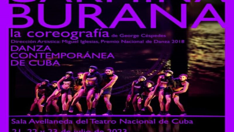 Regresa Carmina Burana por Danza Contemporánea de Cuba en el Teatro Nacional