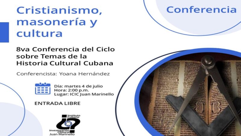 Anuncian 8va. conferencia sobre temas de la historia cultural de Cuba