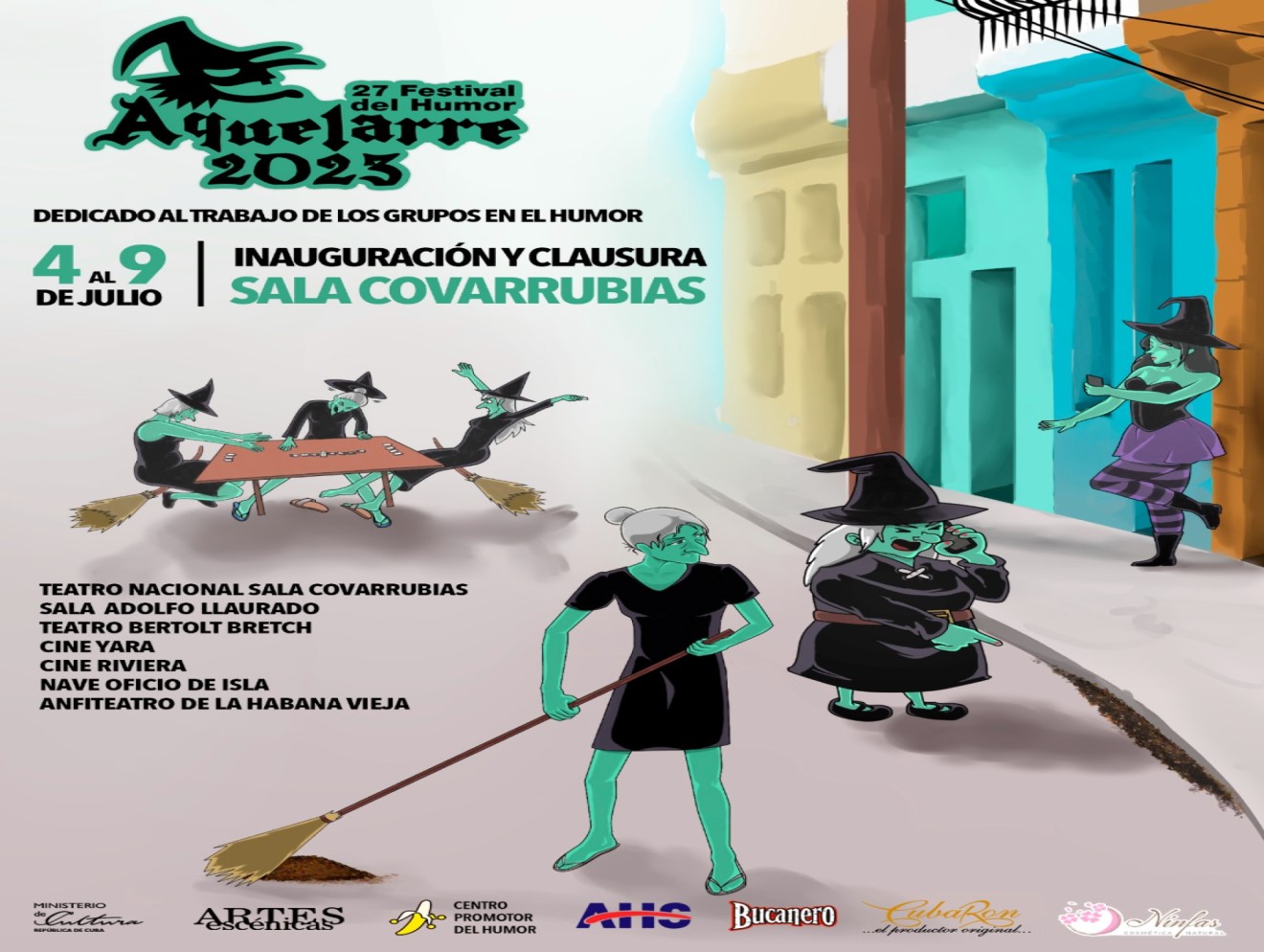 La Habana invita a reír con Festival del Humor Aquelarre 2023