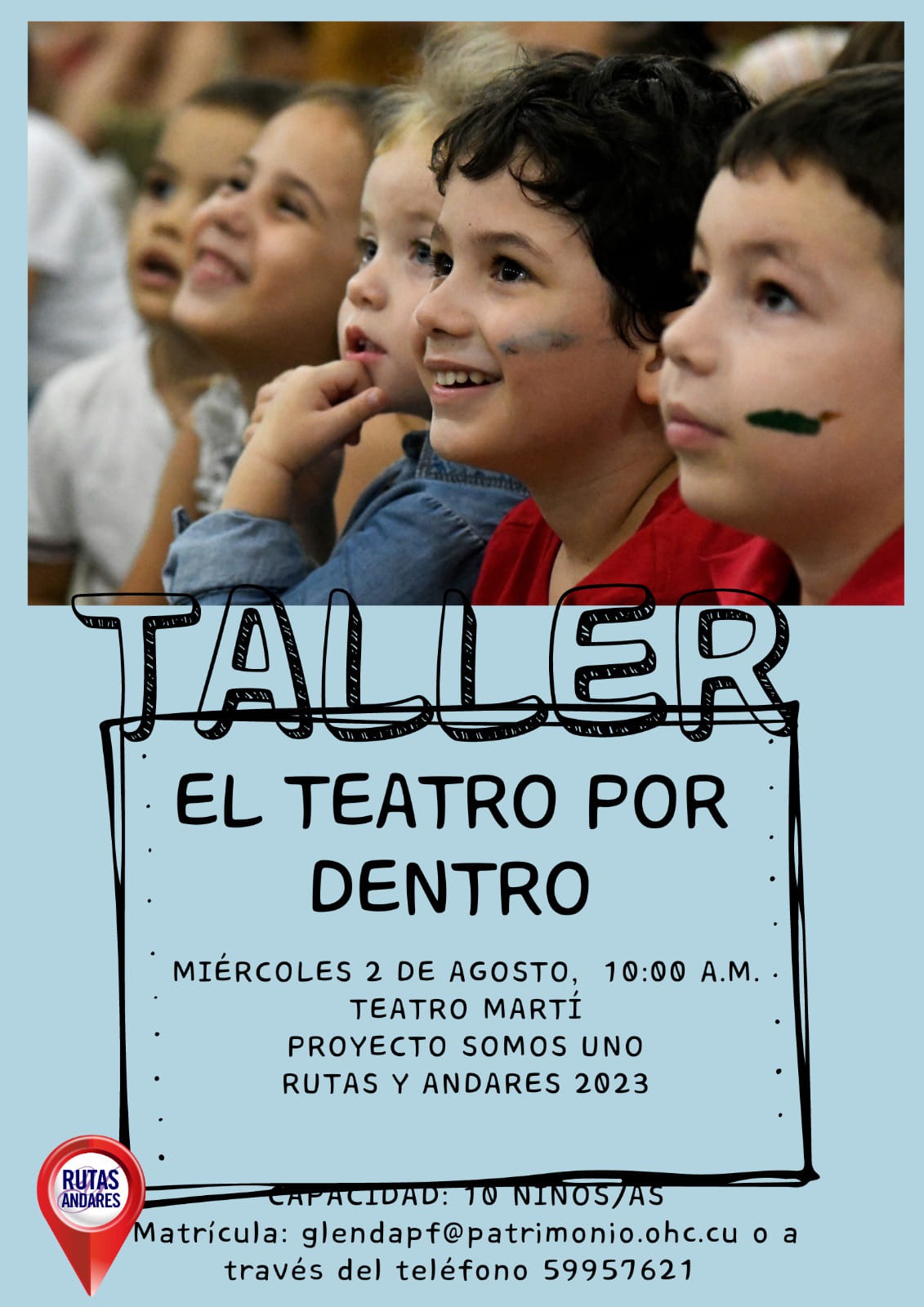 Los niños y un acercamiento al Teatro Martí