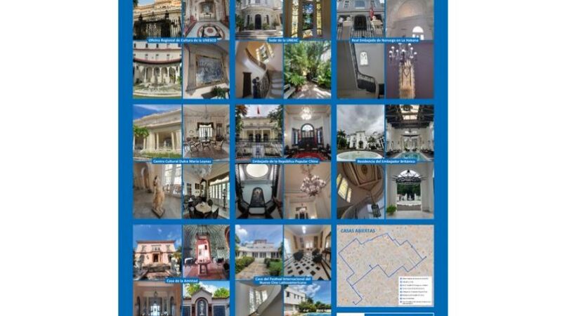 Puertas abiertas a casas emblemáticas de El Vedado habanero
