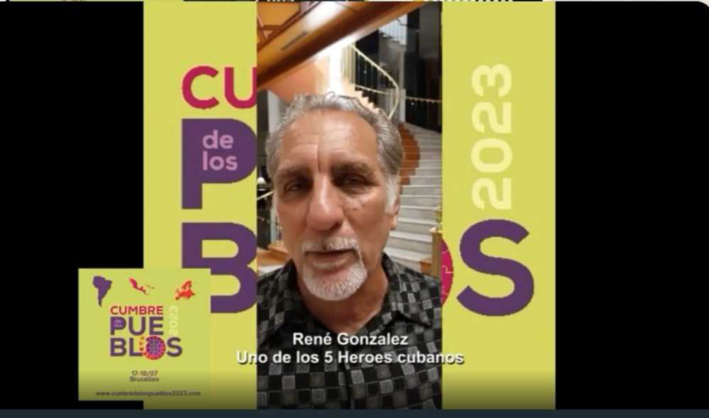 Héroe de Cuba insta a asistir a Cumbre de los Pueblos en Bruselas