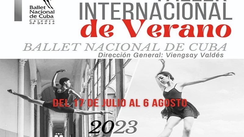 Comienza Taller Internacional de Ballet