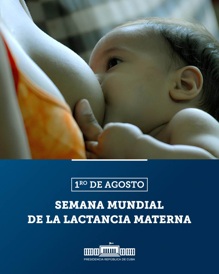 Cuba celebra la Semana Mundial de la Lactancia Materna