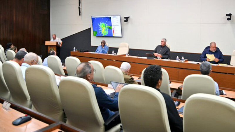 Convoca Díaz-Canel a trabajar rápido en recuperación tras Idalia