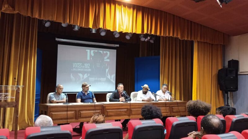 Anuncian presentación del unipersonal Voces de 1912, del Proyecto Ritual Cubano Teatro