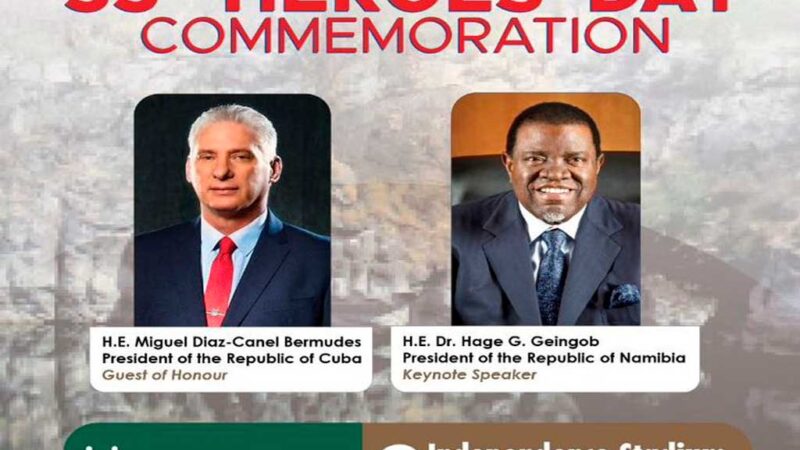 Presidente de Namibia complacido en recibir su homólogo de Cuba