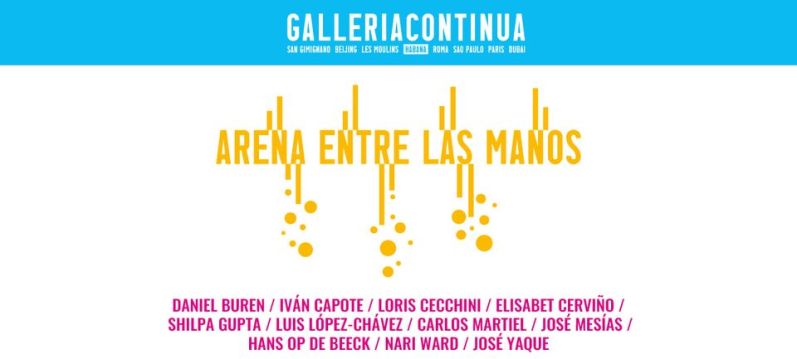 Inauguran exposición colectiva Arena entre las manos