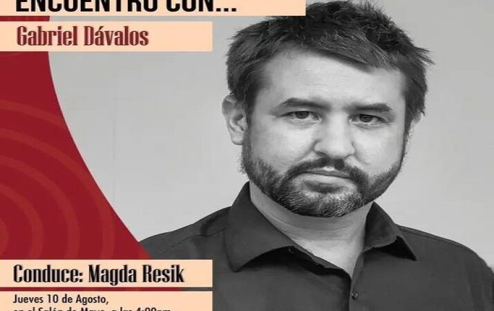 Este jueves, Encuentro con… el fotógrafo Gabriel Dávalos