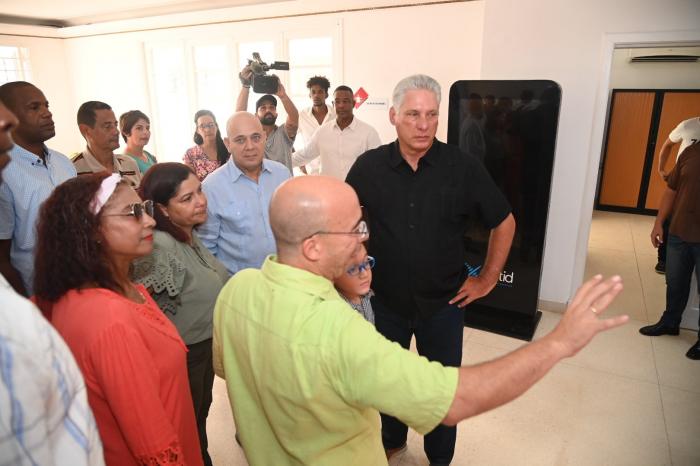 Inauguró Díaz-Canel nueva sede de Ideas Multimedios