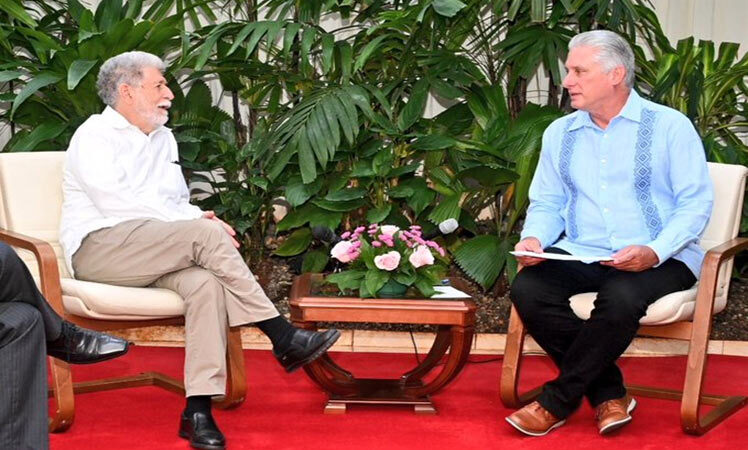 Presidente de Cuba recibió a jefe de la Asesoría Especial de Brasil