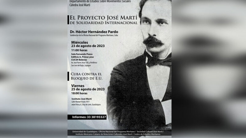Iniciarán en México Proyecto José Martí de Solidaridad Internacional con Cuba