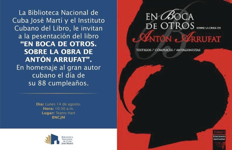 Presentarán libro de Antón Arrufat