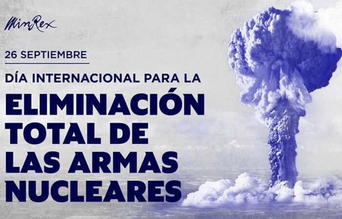 Conmemora Cuba día de la Eliminación Total de las Armas Nucleares