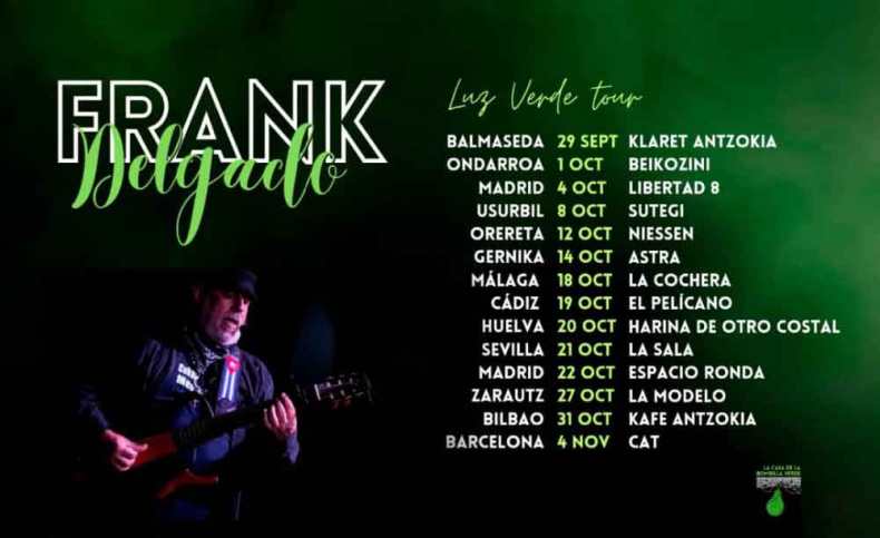 Comenzará este sábado gira por España el trovador cubano Frank Delgado